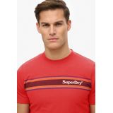 Superdry - Venue - Casual T-shirt - Gestreept - Katoen