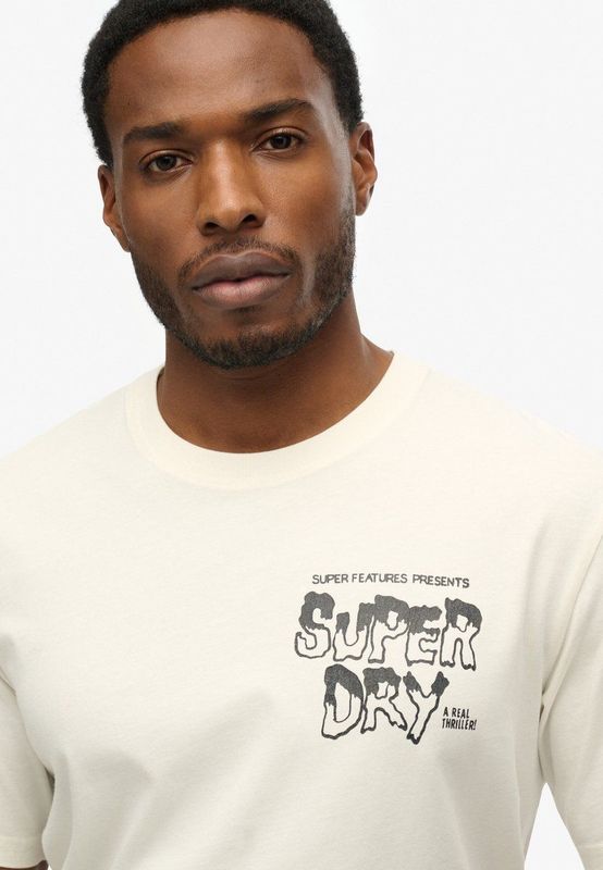 Superdry - Movie Graphic T-shirt - Zwart - Katoen