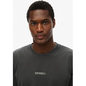 Superdry - Micro Logo T-Shirt - Zwart - 100% Katoen