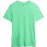 Superdry - Classic Essential T-shirt - Korte Mouwen - Zwart - 100% Katoen