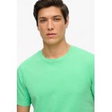 Superdry - Classic Essential T-shirt - Korte Mouwen - Zwart - 100% Katoen