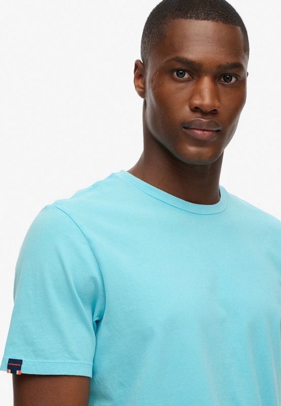 Superdry - Classic Essential - T-shirt - Zwart - 100% Katoen