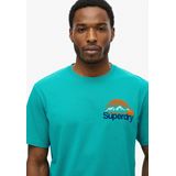 Superdry - Great Outdoors - T-shirt - Zwart - Katoen