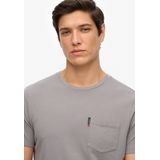 Superdry - Classic Essential Pocket T-shirt - Katoen - Zwart