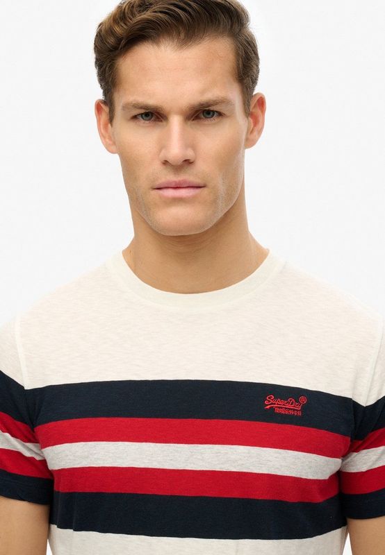 Superdry - Essential Stripe - T-shirt - Korte Mouwen
