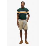 Superdry - Essential Stripe - T-shirt - Groen - Korte Mouwen
