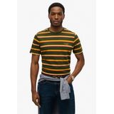 Superdry - Essentials Stripe T-shirt - Wit - 100% Katoen
