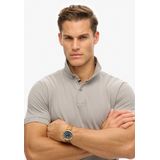 Superdry - City Pique Poloshirt - Zwart - 100% Katoen