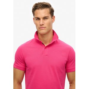 Superdry - City Pique - Poloshirt - Roze - Katoen