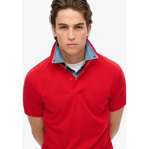 City Pique Poloshirt - Zwart - Katoen