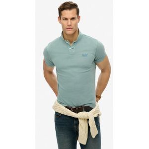 Superdry Polo Heren - Vint Destroy - Blauw