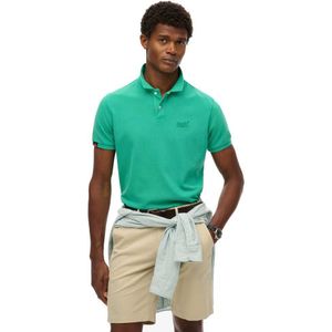 Superdry - Vintage Destroy - Poloshirt - Katoen - Blauw