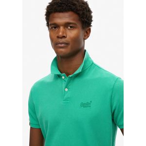 Superdry - Vintage Destroy - Poloshirt - Katoen - Blauw