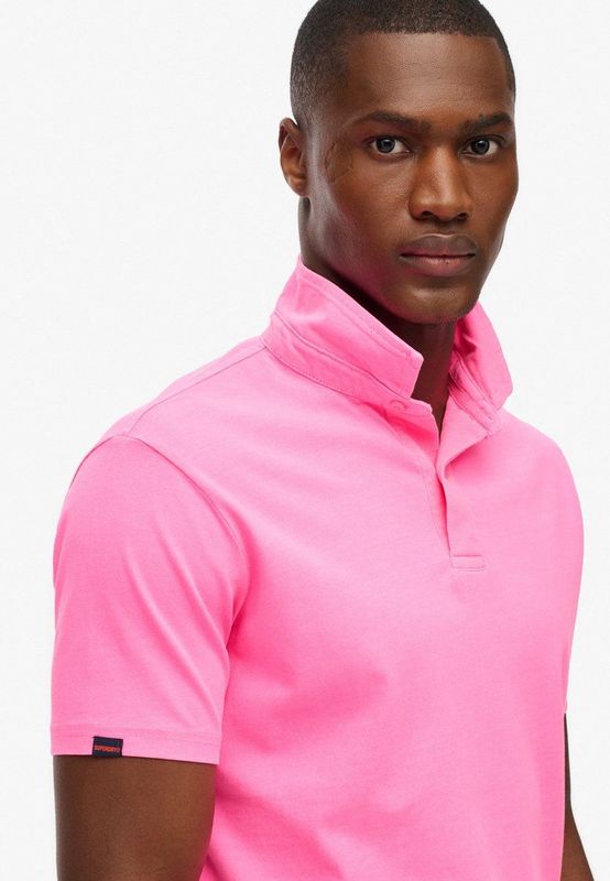 Superdry - Essential Poloshirt - Katoen - Jersey - Korte Mouwen