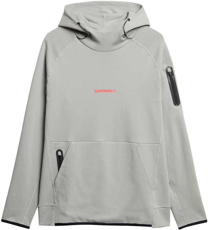 Tech Logo - Loose Hoodie - Zwart - Katoen