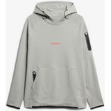Tech Logo - Loose Hoodie - Zwart - Katoen