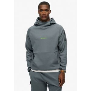 Superdry - Tech Logo Hoodie - Zwart - Katoen - Losse Pasvorm