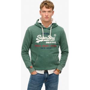 Superdry - Vl Cali - Hoodie - Zwart - Katoen