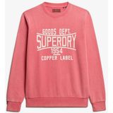 Superdry - Vintage Wash Relaxed - Sweatshirt - Zwart