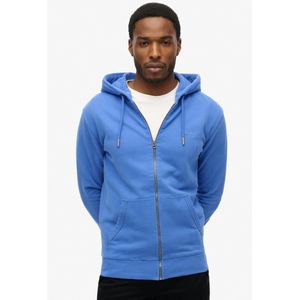 Superdry - M2014128A - Hoodie - Blauw - Katoen - Slim Fit