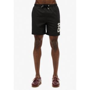 Superdry - M3010247A - Zwembroek - Zwart - Gerecycled Polyester