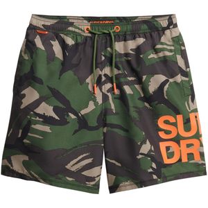 Superdry - M3010247A - Zwembroek - Groen Camouflage - Gerecycled Polyester