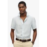 Superdry - Relaxed Fit Overhemd - Lichtblauw - 100% Linnen