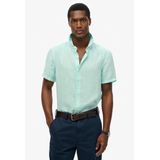 SuperDry - Vacation Linen - Korte Mouwen Shirt - Heren