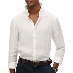 Vacation - Long Sleeved Shirt - Groen - 100% Linnen