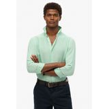 Superdry - Overhemd - Mint - 100% Linnen - Lange Mouwen