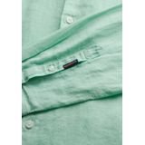 Superdry - Overhemd - Mint - 100% Linnen - Lange Mouwen