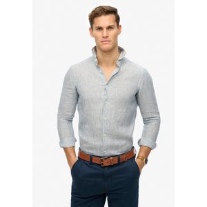 Overhemden - Vacation Long Sleeved Linen Shirt - Wit - 100% Linnen