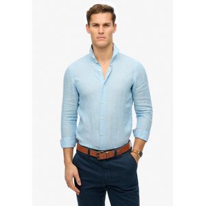 Vacation - Long Sleeved Linen Shirt - Wit - 100% Linnen