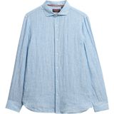 Superdry - Vacation Overhemd - Grijs - Vlas - Lange Mouwen