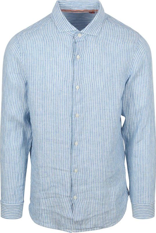 Superdry - Vacation Overhemd - Grijs - Vlas - Lange Mouwen