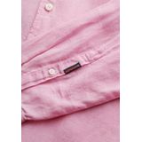 Superdry - Linnen Overhemd - Blauw - 100% Linnen