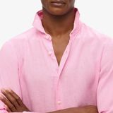 Superdry - Linnen Overhemd - Blauw - 100% Linnen