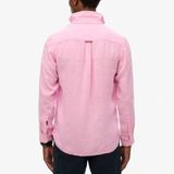 Superdry - Linnen Overhemd - Blauw - 100% Linnen