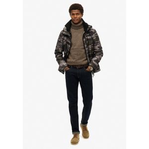 Superdry - Hooded Mountain Windbreaker - Jack - Zwart - Lichtgewicht Ripstop