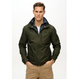 Superdry - Logo Windjack - Zwart - Lichtgewicht - Met Capuchon