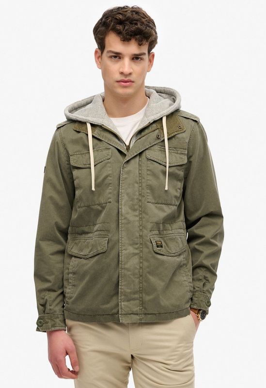 Superdry - Rookie Field - Tussenjas - Met Capuchon