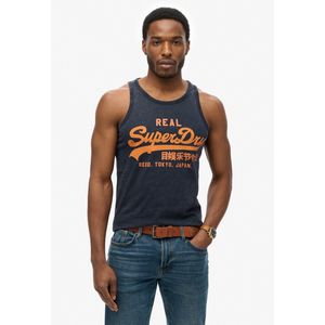 Superdry - Vintage Logo Cali Vest - Mouwloos - Zwart - Katoen