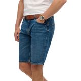 Superdry - M7110394A - Denim Shorts - Blauw - Casual - Katoen