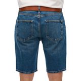 Superdry - M7110394A - Denim Shorts - Blauw - Casual - Katoen