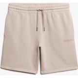 Superdry - Micro Logo Shorts - Korte Broek - Zwart - Katoen/Polyester