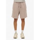 Superdry - Code Sl Velour Korte Broek - Blauw - Katoen - Slim Fit