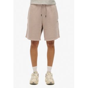 Superdry - Code Sl Velour Korte Broek - Blauw - Katoen - Slim Fit