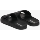 Superdry - Core Graphic - Badslippers - Zwart - Gevoerd - Voorgevormd Voetbed