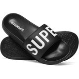 Superdry - Core Graphic - Badslippers - Zwart - Gevoerde Voetband