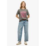 Superdry - Embellish Varsity Relaxed T-shirt - Katoen